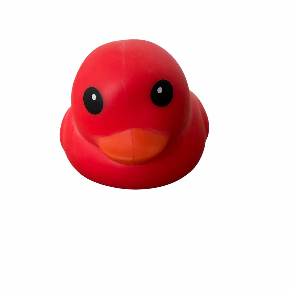 Sunny Days Red Squeezy Jumbo Duck Fidget NWT